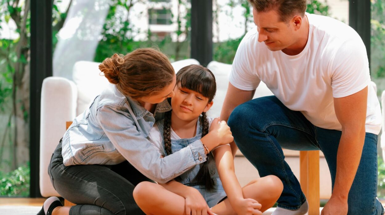 Padres con hija adolescente